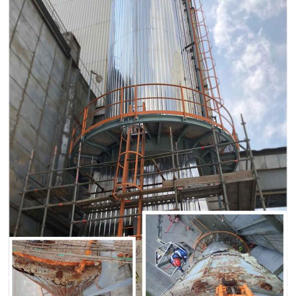Silo insulation and cladding